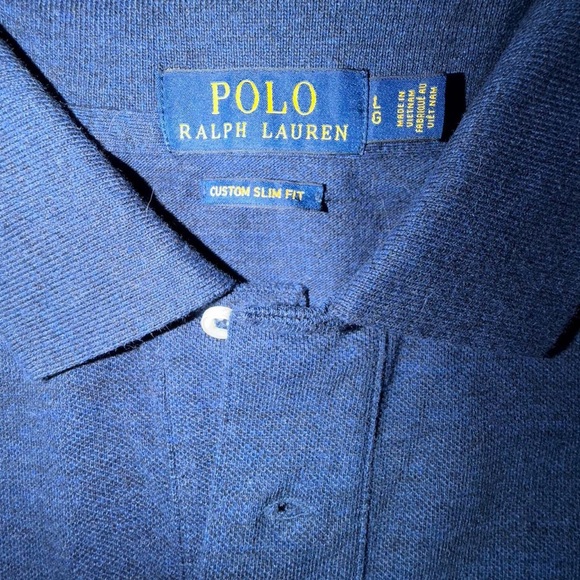Ralph Lauren Blue Polo Shirt - Picture 4 of 6